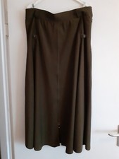 eleganter Hucke Damen Maxirock lang mit Reißverschluss weitschwingend