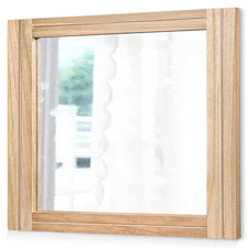 Holzrahmen Spiegel Wandmontage