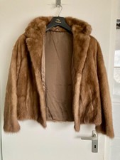 Vintage - Damen Nerzjacke hellbraun, Gr. 40/42