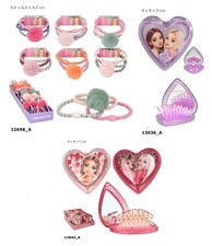 Depesche TOPModel 12634 Klapphaarbürste 12698 Haargummi  13843 Haarbürste Leohea