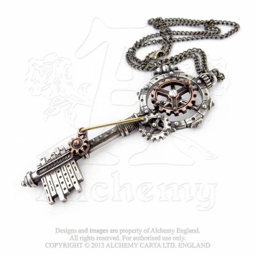 Steampunk zahnrad halskette - steampunk,