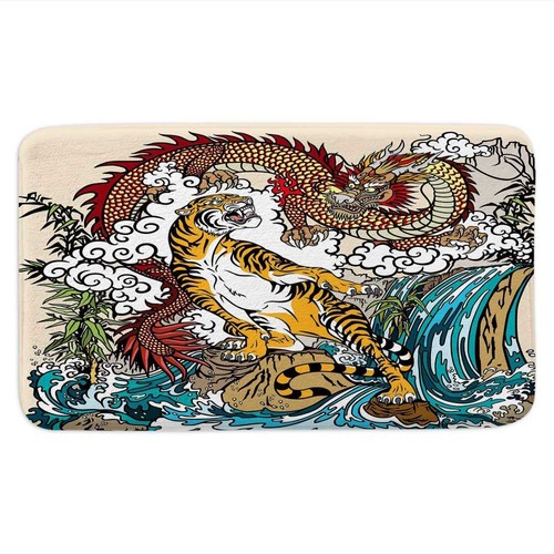 Drache und tiger japanischen - drache,