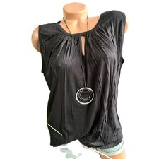 Lascana Shirt Bluse Damen  Kurzarm schwarz (826) (6 804)