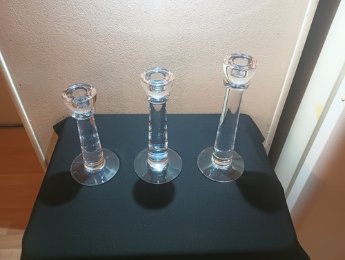 Kosta boda candlesticks - 3,