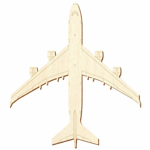 Holz jumbo jet flugzeug - holz, v2