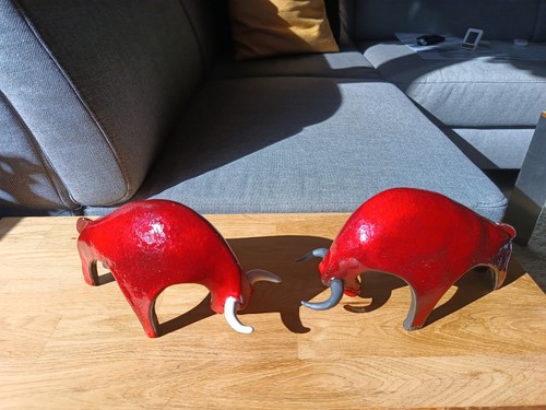 Stier bulle keramik ton - stier, /