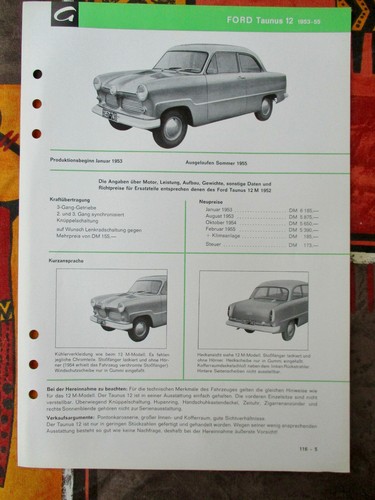 Ford weltkugel taunus - taunus, 12