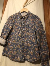 Floral Ranch Style Shirt mit