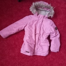 Anorak rosa Mädchen Topolino 110 Kapuze gefüttert Reißverschluß