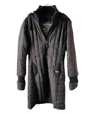 KHUJO Womens Hooded Padded