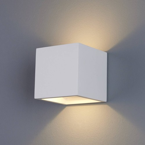 Lindby led gips wandlampe - led,