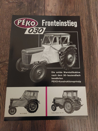 Orig prospekt peko 030 - orig., kabine