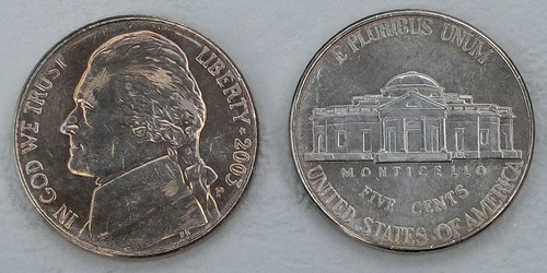 Usa cents nickel 2003 km - 5, km#