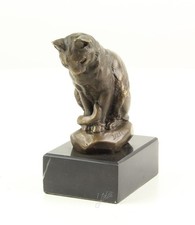 Bronzefigur Katze, Mieze