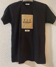 BURBERRY BURBERRY LABEL APPLIQUE COTTON OVERSIZED T-SHIRT Gr.L
