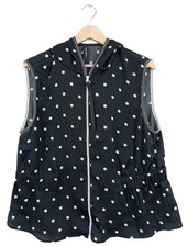 MARC CAIN Kapuzenweste Damen Weste Gr. DE 44 schwarz Casual-Look