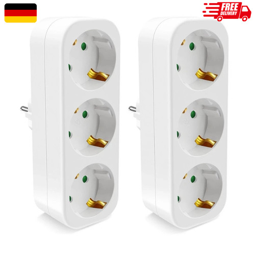 Mehrfachstecker steckdosen - 2x,