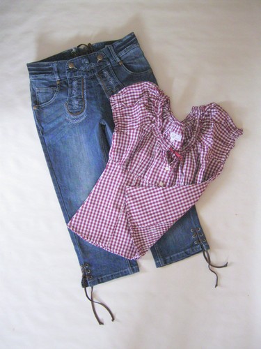 Trachtenset jeans bluse - trachtenset,