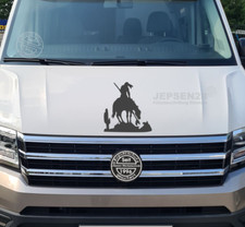 Country & Western Aufkleber 30x28cm Traumfänger Auto Bus Womo Wand - Indianer M4