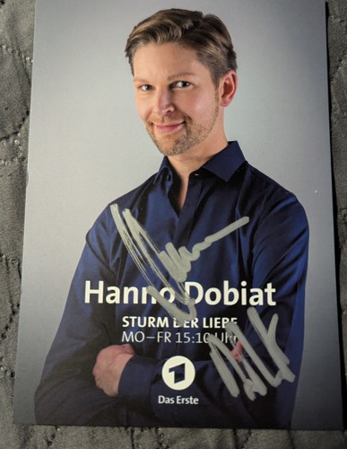Autogrammkarte von hanno - von,