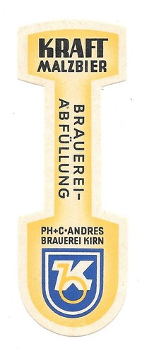 Bieretikett brauerei andres - bieretikett,