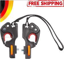 VAUDE 12501 Qmr-Befestigungssystem 2 Mit Tragegriff, Qmr-Haken Für Radtaschen 