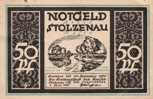 Verschiedene scheine notgeld - 5,