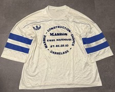 Adidas Herren Vintage Amateur Fußball Trikot Jersey Nr.5 Gr.XL Made in France