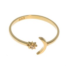 Ring aus 333 Gold 8 Karat Mond