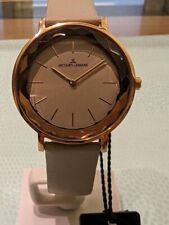 JACQUES LEMANS ausgefallene Damenuhr Quarz 1-2054 D Edelstahl rose Kaliber 47