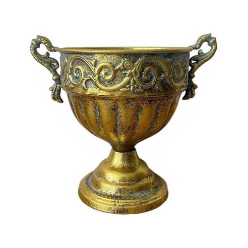 Goldfarbene kelchvase - goldfarbene,