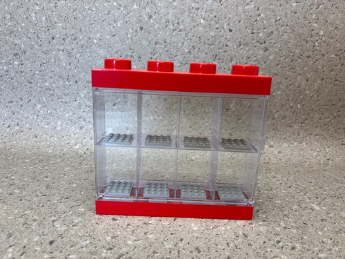 Lego vitrine rot für 8 - vitrine,