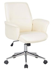Bürostuhl Drehstuhl Schreibtischstuhl Weiß 0704M/2491 B-WARE
