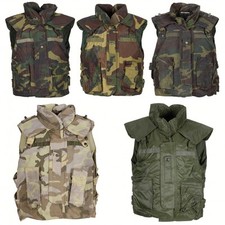 Original Ital. Splitterschutzweste Kevlar Weste Armee Schutzweste Kampfweste Arm