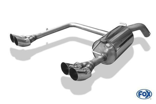 Fox duplex sportauspuff - sportauspuff, je