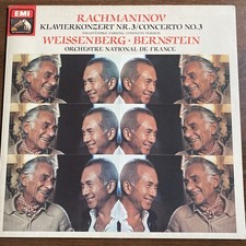 Rachmaninov Weissenberg Bernstein LP,Klavier Orchester Nr. 3 d-moll Op. 30, EMI