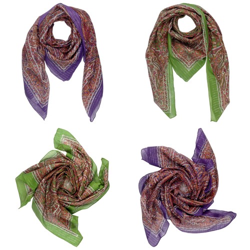 Baumwolltuch paisley groß - baumwolltuch,