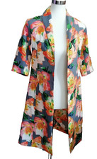 ATMOSPHERE 32-34 XXS-XS Gehrock Longblazer Blusenjacke längerer Kurzarm bunt