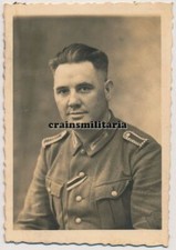 Orig. Foto Portrait Polizei Soldat des Polizei-Bataillon 124 Wiesbaden Slowenien