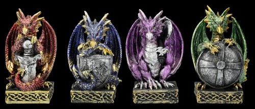 Drachen figuren 4er - drachen,