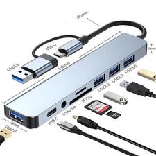 USB-C Hub 8-IN-2 Adapter USB