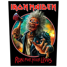 Iron Maiden Backpatch Rückenaufnäher · Run For Your Lives