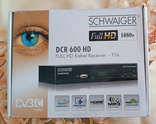 SCHWAIGER - DCR 600 HD - Full HD Kabel Receiver FTA - Schwarz