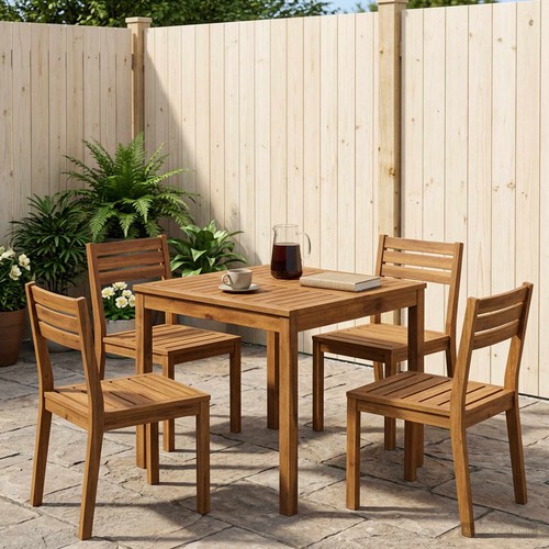 Gartentisch natur 5 x - natur, 70
