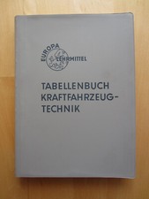 Europa Tabellenbuch Kraftfahrzeug Technik / Oldtimer Infos