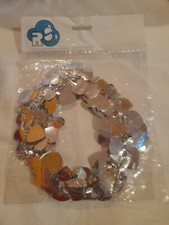 Drahtgirlande silberne Herzen