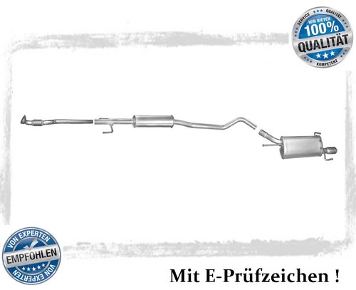 Auspuffanlage für opel tigra - für,