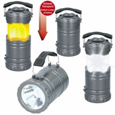 LED Laterne Grundig GRAU Zelt