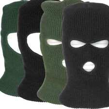 Sturmhaube Biwakmütze Balaclava Motorsport Haube Kart  1-o-3-Loch oliv schwarz