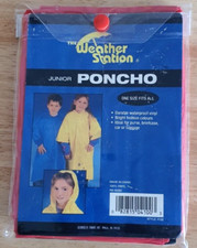 Kinder Poncho rot wasserdicht
